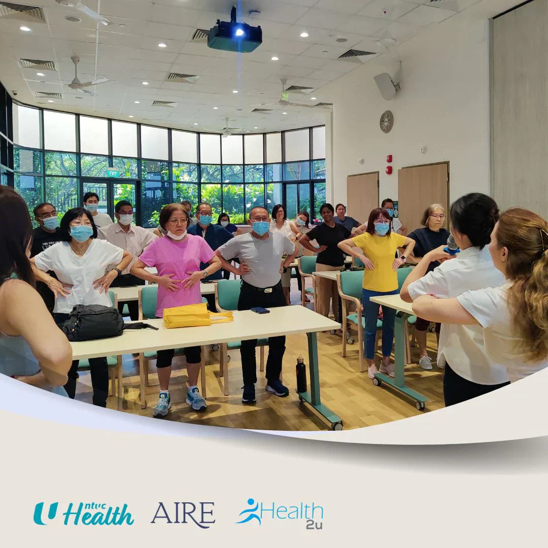 Aire X NTUC Health and Health2U